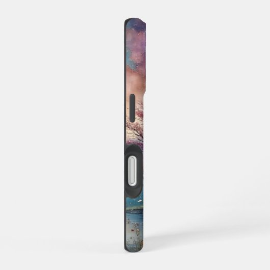 Blume am Wasser iPhone 16 Hülle (Rechte Seite)