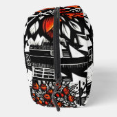 Blume am Winterfenster Waschbeutel (Rechts)