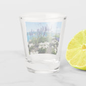 Blume am Zürichsee Schnapsglas (Rückseite)