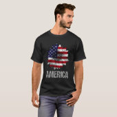 Blume Amerika T-Shirt (Vorne ganz)