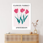 Blume Amsterdam Rosa Tulips Leinwanddruck<br><div class="desc">Fügen Sie eine Touch des Amsterdamer Blume-Marktes zu Ihrem Platz mit unserer Pink Tulips Floral Canvas Print. Moderne,  abstrakte und botanische Schönheit!</div>