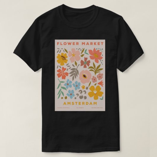 Blume Amsterdam T-Shirt (Design vorne)