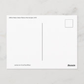 Blume an den Klippen der Moher Postkarte (Rückseite)