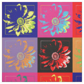Blume an der Wand + Ihre Ideen Stoff (Muster)