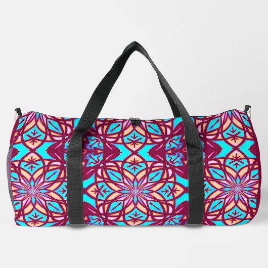 Blume Anchor Mandala Pattern Duffle Bag (Rückseite)