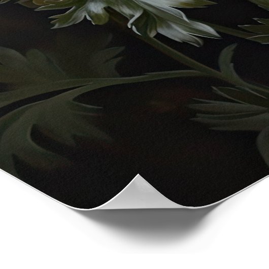 Blume Anemone Poster (Ecke)