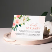 Blume-Anforderungskarte für Rosa Rosa Rose Begleitkarte