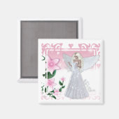 Blume Angel Design Magnet (Vorderseite/Rückseite)