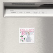 Blume Angel Design Magnet (In Situ (Geschirrspüler))