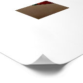 Blume-Animation drucken Poster (Ecke)