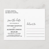 Blume Ankündigungspostkarte (Rückseite)