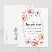 Blume Ankündigungspostkarte (Vorne/Hinten)