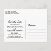 Blume Ankündigungspostkarte (Rückseite)