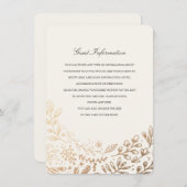 Blume-Anleitungen/Informationskarte Begleitkarte (Vorne/Hinten)