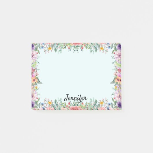 Blume anpassen post-it klebezettel (Vorderseite)