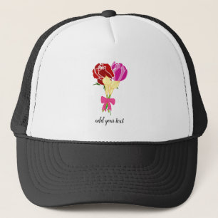 Blume anpassen truckerkappe