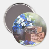 Blume Antiquitäten Holzwerbekurse Magnet (Vorderseite/Rückseite)