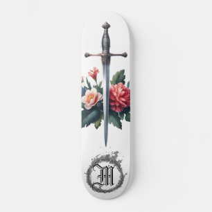 *~* Blume AP88 Mittelalterliche Schwertblüte Skateboard