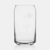 Blume April Daisy Bridesmaid Name Dosenglas (Rückseite)