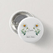 Blume April Daisy Button (Vorne & Hinten)