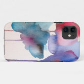 Blume Aquarell Moderne Blumenarchitektur Case-Mate iPhone Hülle (Rückseite (Horizontal))