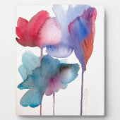 Blume Aquarell Moderne Blumenarchitektur Fotoplatte (Vorderseite)