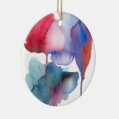 Blume Aquarell Moderne Blumenarchitektur Keramikornament (Rechts)