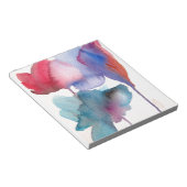 Blume Aquarell Moderne Blumenarchitektur Notizblock (angewinkelt)