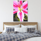 Blume Aquarell Pop Malerei Leinwanddruck (Insitu (Schlafzimmer))