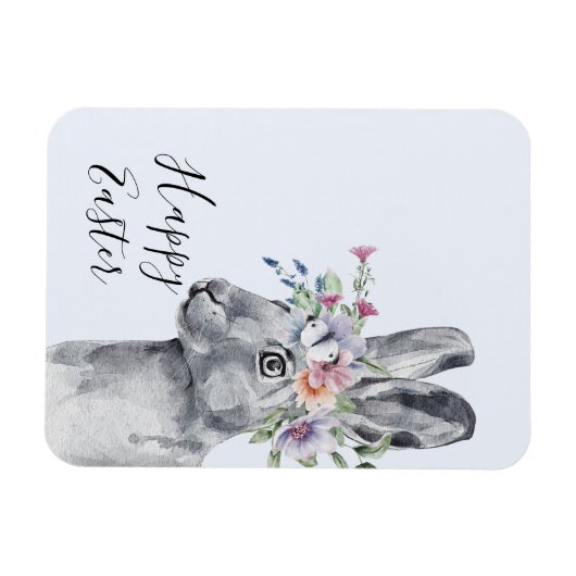 Blume Aquarell Sonniges Ostern Magnet (Horizontal)