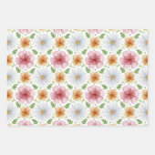 Blume Aquarell Vintages Ostern Geschenkpapier Set (Vorderseite 2)