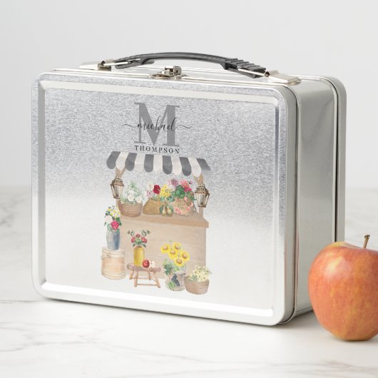 Blume Aquarellbauer Metall Brotdose (Beispiel)