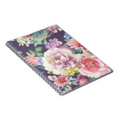 Blume Aquarellbild. Wassercolo Big Set Notizblock (Rechte Seite)