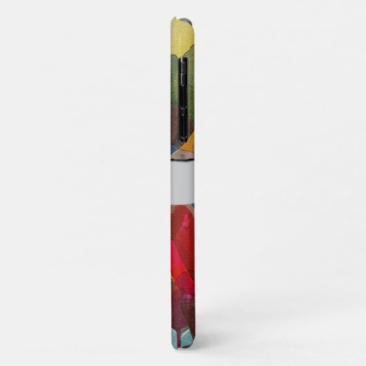 Blume, Aquarellfarben, Ihr Name Case-Mate iPhone Hülle (Hinten/Links)