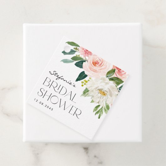 Blume Aquarellgarten Frühjahr Brautparty Geschenkanhänger (Beispiel)