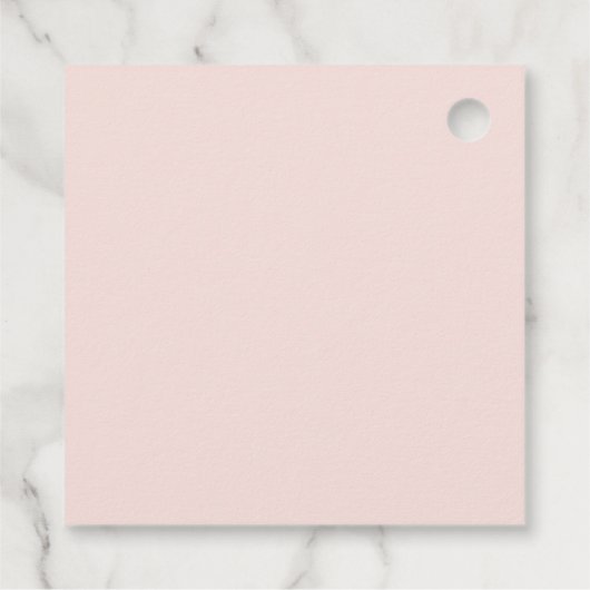 Blume Aquarellgarten Frühjahr Brautparty Geschenkanhänger (Rückseite)