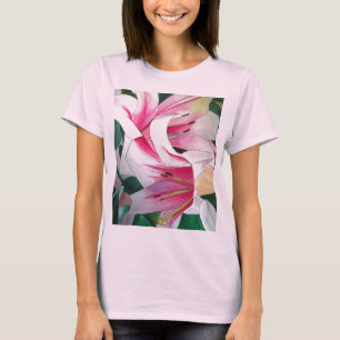 Blume Aquarellkunst T-Shirt