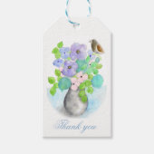 Blume Aquarellmarken von OrDesign Geschenkanhänger (Vorderseite)