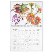 Blume arbeitet Kalender im Garten (Mär 2027)
