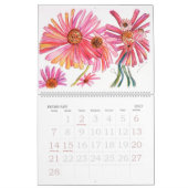 Blume arbeitet Kalender im Garten (Feb 2027)