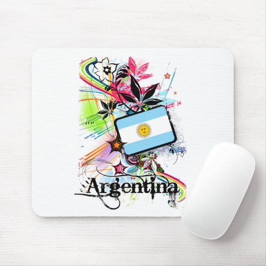 Blume Argentinien Mousepad (Mit Mouse)