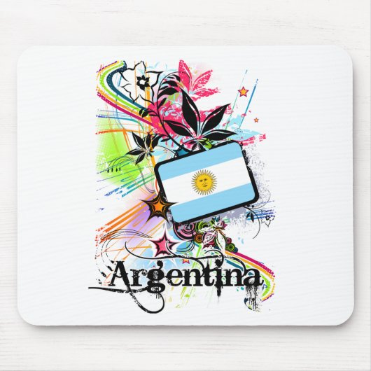 Blume Argentinien Mousepad (Vorne)