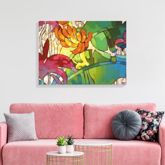 "Blume - Arman Manookian Leinwanddruck (Insitu (Wohnzimmer))