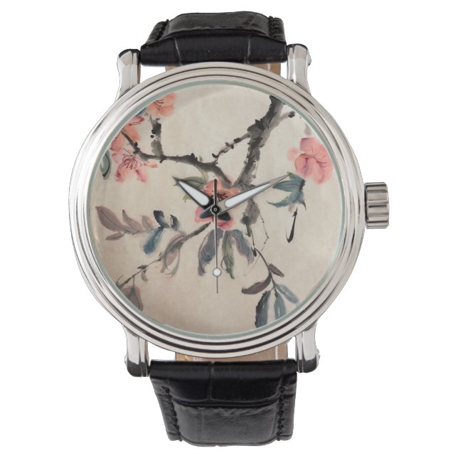 Blume Armbanduhr (Vorderseite)