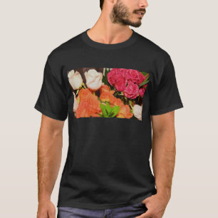 Blume Arrangements Hochzeitsfeier farbenfrohe Best T-Shirt