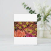 Blume Arrangements Mums buntes Schicksal Postkarte (Stehend Vorderseite)