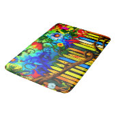 Blume Art Badematte (Schrägansicht)