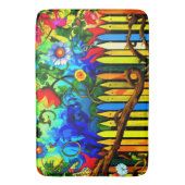 Blume Art Badematte (Vorderseite Vertikal)