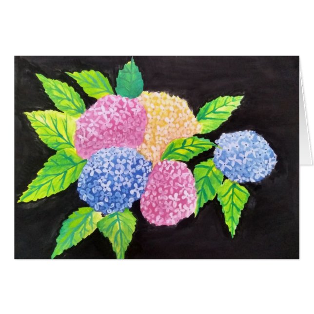 Blume Art Card von Rashmi (Vorderseite (Horizontal))