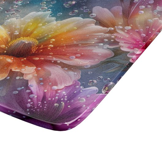 Blume Art Cutting Board Schneidebrett (Ecke)
